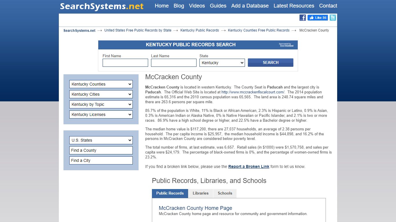McCracken County Criminal and Public Records